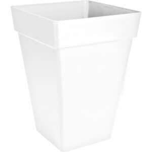 Elho Blumentopf Loft Urban Eckig Hoch 30 cm x 30 cm weiß