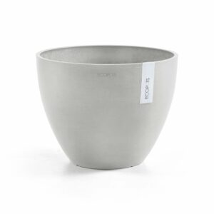 Ecopots Pflanztopf Antwerp Weißgrau 40 cm x 30 cm