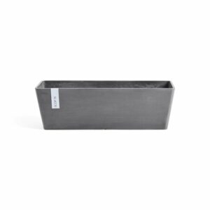 Ecopots Pflanztopf Bruges Grau 45 cm x 17 cm