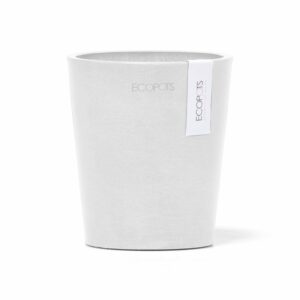 Ecopots Pflanztopf Morinda Weiß 11 cm x 12