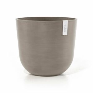 Ecopots Pflanztopf Oslo Braungrau 45 cm x 39