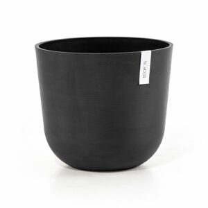 Ecopots Pflanztopf Oslo Dunkelgrau 35 cm x 30