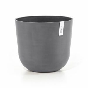 Ecopots Pflanztopf Oslo Grau 35 cm x 30