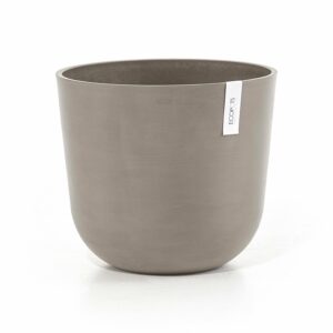 Ecopots Pflanztopf Oslo Braungrau 35 cm x 30