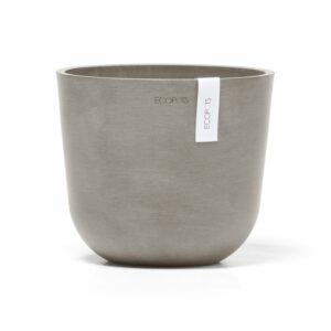 Ecopots Pflanztopf Oslo Mini Braungrau 19 cm x 16