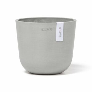 Ecopots Pflanztopf Oslo Mini Weißgrau 16 cm x 14 cm