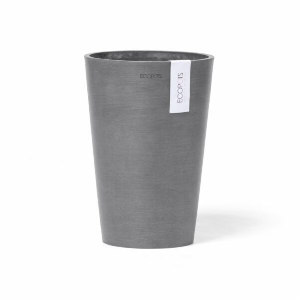 Ecopots Vase Pisa Grau 21 cm x 30 cm