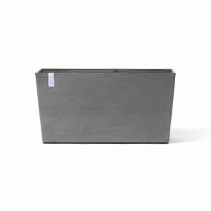 Ecopots Pflanztopf Paris Rollen Grau 100 cm x 40 cm x 50 cm