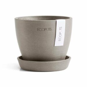 Ecopots Pflanztopf Antwerp Mini Braungrau 11