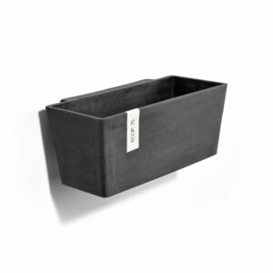 Ecopots Pflanztopf Manhattan Wall M Dunkelgrau 35 cm x 17