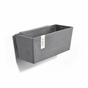 Ecopots Pflanztopf Manhattan Wall M Grau 35 cm x 17