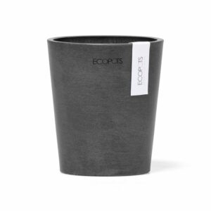 Ecopots Pflanztopf Morinda Dunkelgrau 11 cm x 12