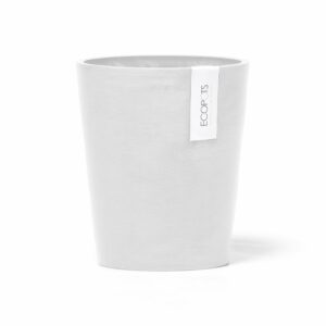 Ecopots Pflanztopf Morinda Weiß 17 cm x 19