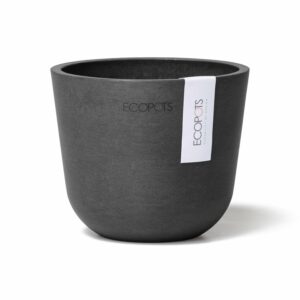 Ecopots Pflanztopf Oslo Mini Dunkelgrau 11