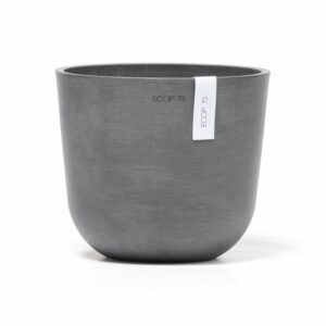 Ecopots Pflanztopf Oslo Mini Grau 19 cm x 16