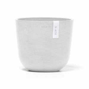 Ecopots Pflanztopf Oslo Mini Weiß 19 cm x 16