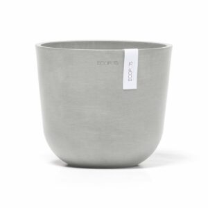 Ecopots Pflanztopf Oslo Mini Weißgrau 19 cm x 16