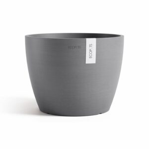 Ecopots Pflanztopf Stockholm Grau 31 cm x 23