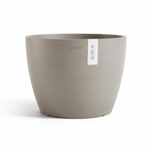 Ecopots Pflanztopf Stockholm Braungrau 31 cm x 23