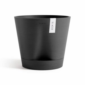 Ecopots Pflanztopf Venice 2 Dunkelgrau 30 cm x 26