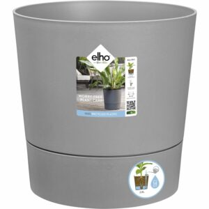 Elho Blumentopf Greensense Rund 30 cm Light Beton