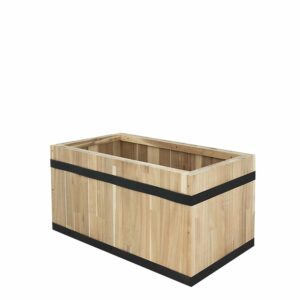 Pflanzwerk® Pflanzkübel Tub - Akazien Holz - 40 cm x 80 cm x 40 cm