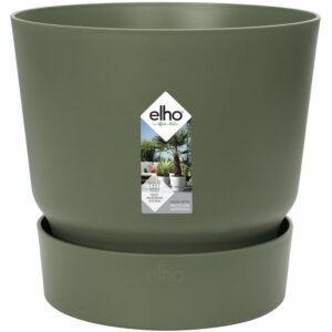 Elho Blumentopf Greenville Rund 16 cm Laubgrün