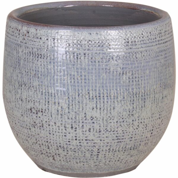 Keramik-Übertopf Roleto Ø 17 cm x 15 cm Türkis