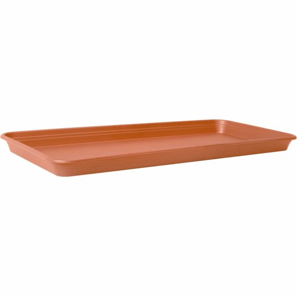 Florus Pflanztrog-Untersetzer Universal 23 cm x 52 cm terrakotta