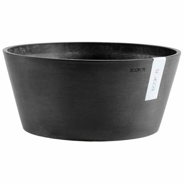 Ecopots Pflanzschale Frankfurt  Dunkelgrau 30 cm