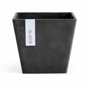 Ecopots Pflanztopf Rotterdam Dunkelgrau 20 cm